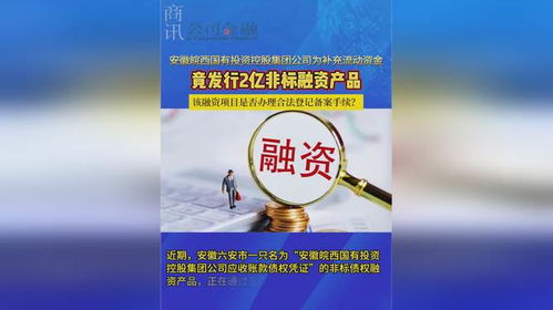 安徽皖西國有投資控股集團(tuán)公司為補(bǔ)充流動(dòng)資金竟發(fā)行2億非標(biāo)融資產(chǎn)品